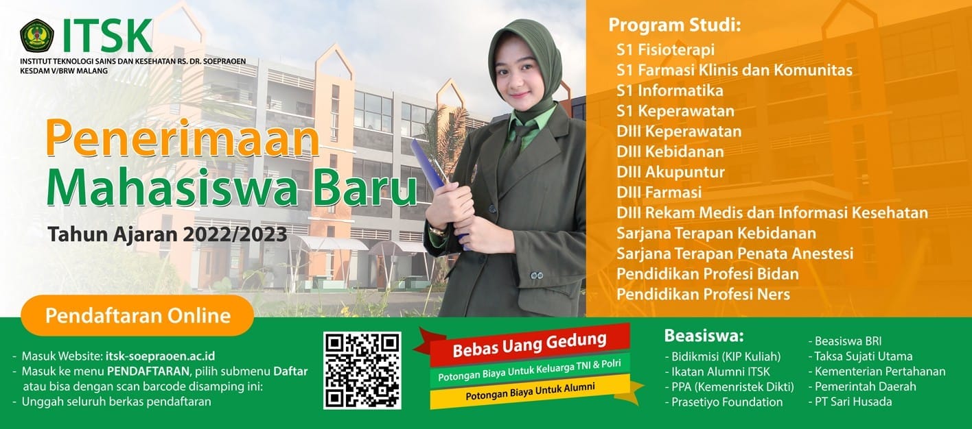 penerimaan mahasiswa baru ITSK soepraoen
