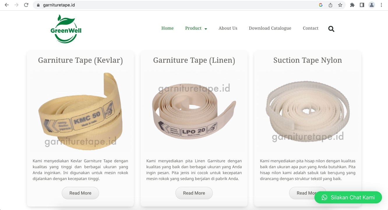 garniture tape indonesia