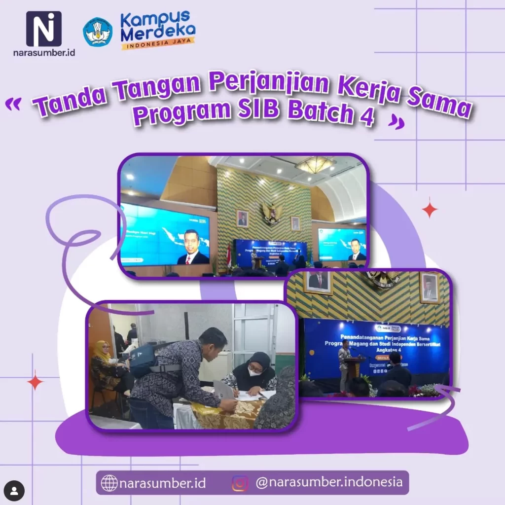 PT Narasumber Teknologi Indonesia sebagai Mitra Kampus Merdeka di bidang Optimalisasi Bisnis UMKM