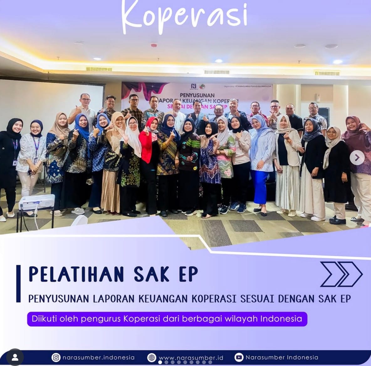 Pelatihan SAK EP untuk Penyusunan Laporan Keuangan Koperasi