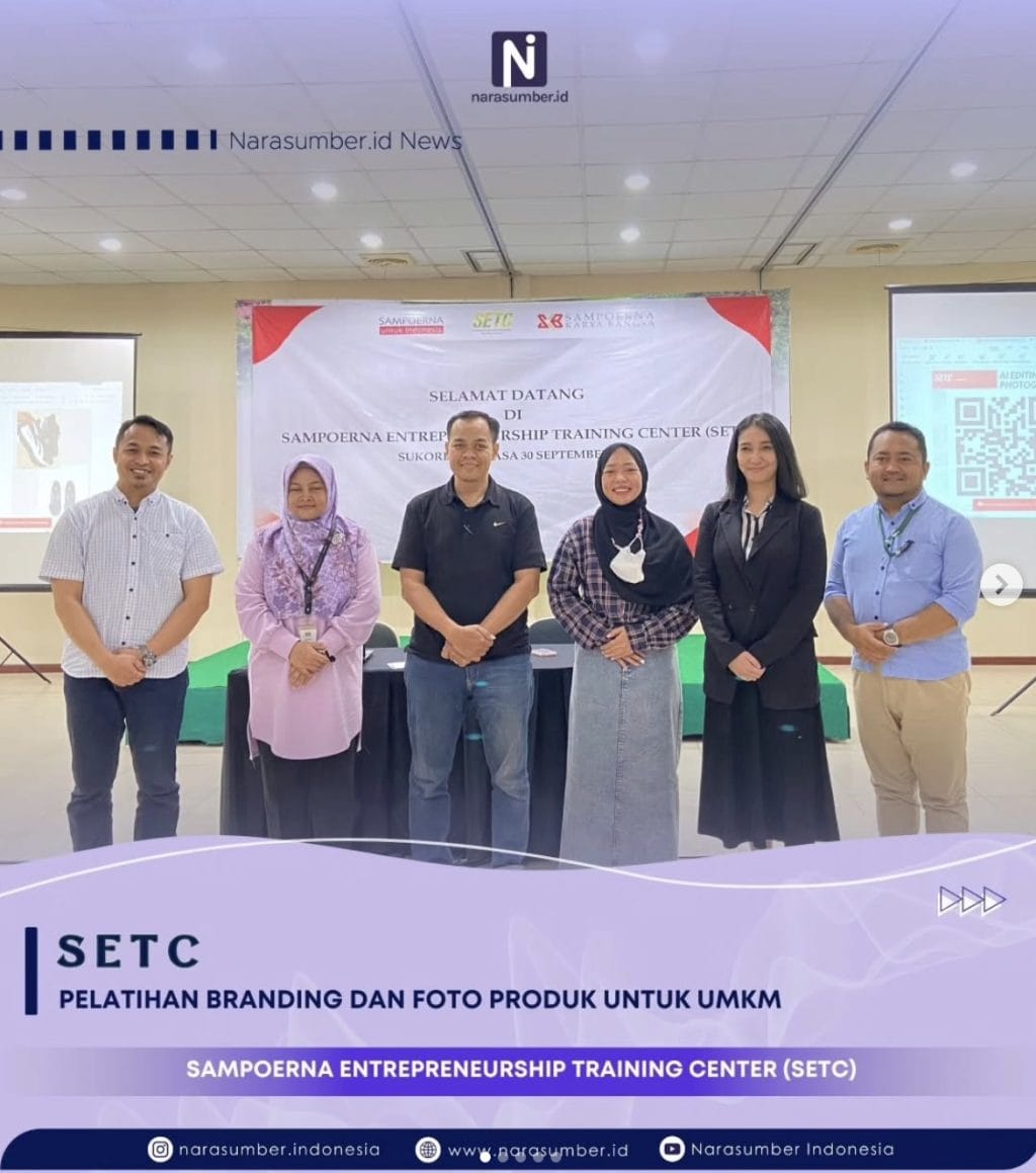 narasumber pelatihan SETC sampoerna